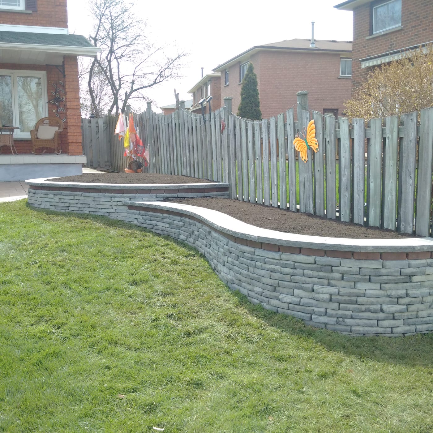 Curved Retaining Wall